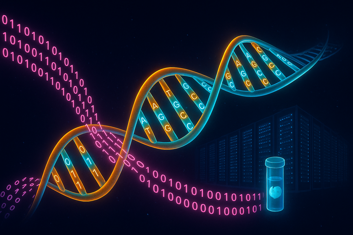 DNA Data Storage: Biology as Hard Drive