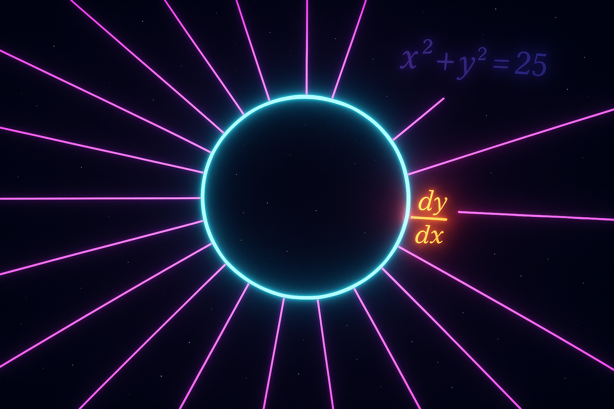 Implicit Differentiation: When y Hides Inside the Equation