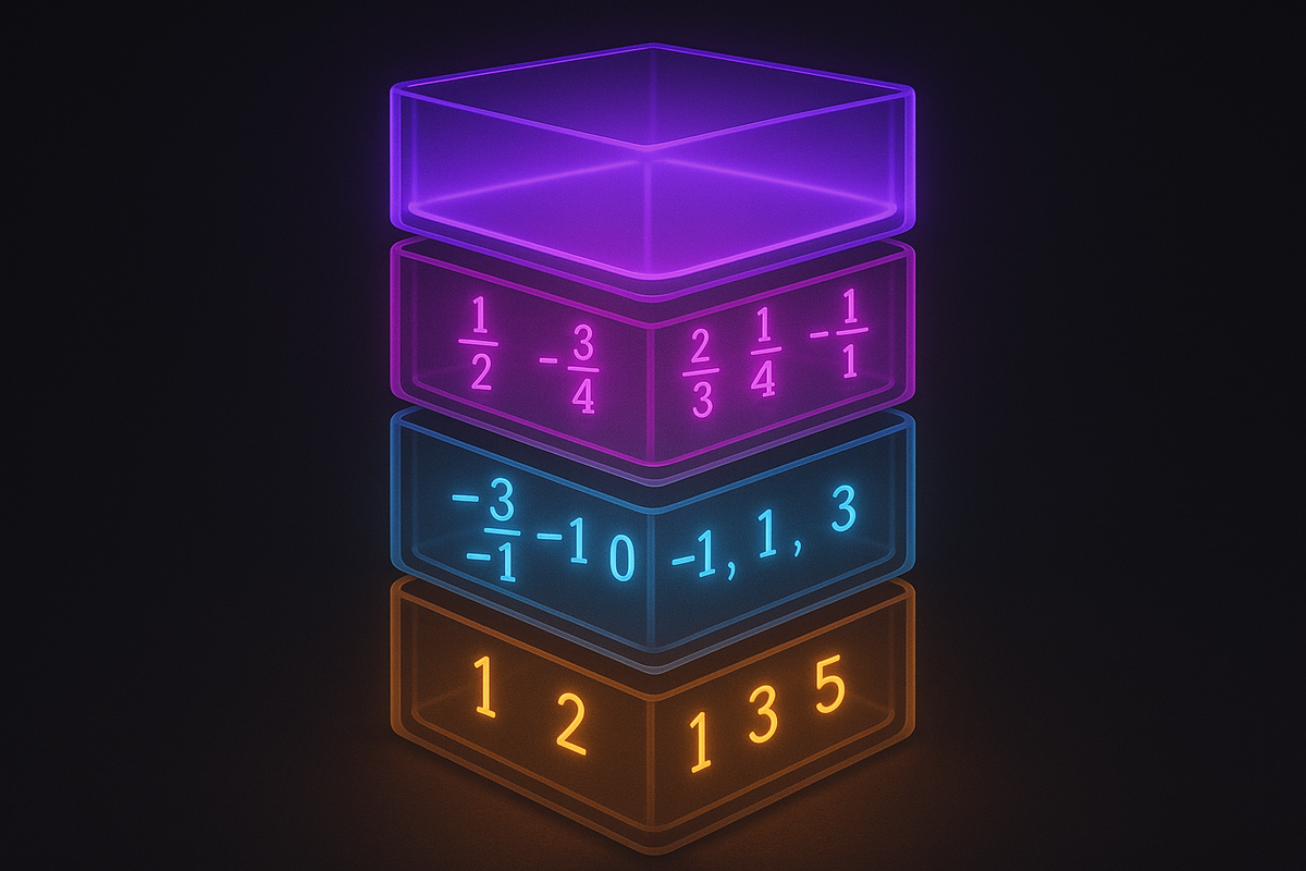 Number Sets: Natural Integers Rational Real Complex