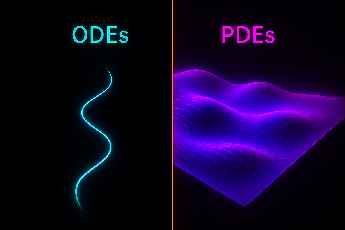 Ordinary vs Partial: ODEs and PDEs