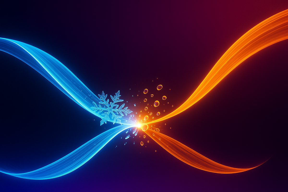 Phase Transitions: When Free Energy Surfaces Cross