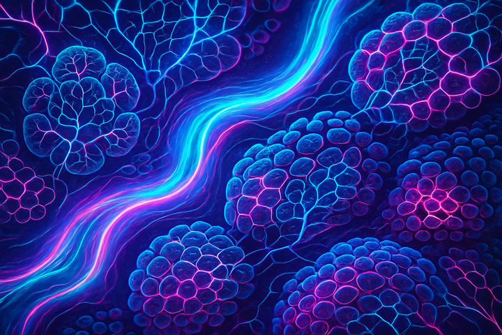 Bioelectric field patterns across cellular collective—voltage gradients directing morphogenetic computation