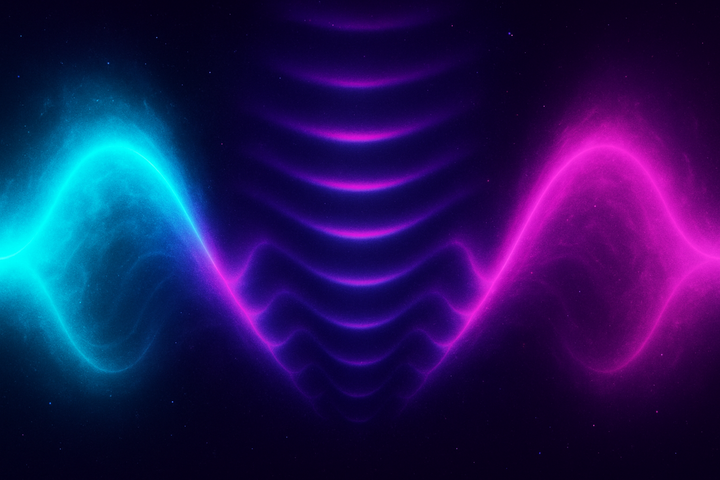 Quantum interference pattern visualized in cognitive probability space