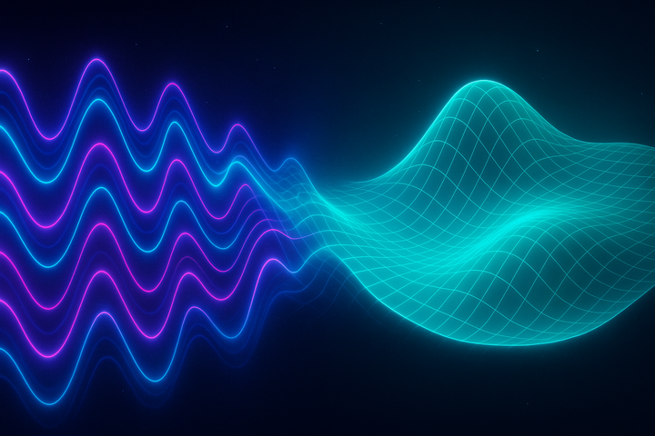 Transition from quantum interference patterns to geometric coherence manifold