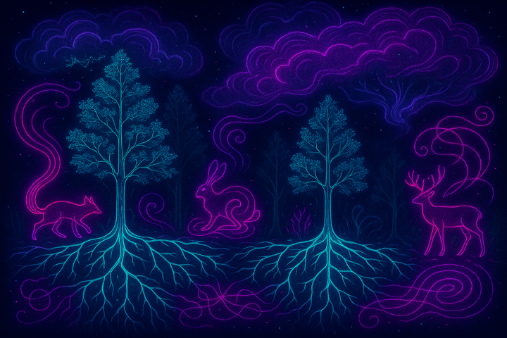 Forest as distributed network of semiotic processes