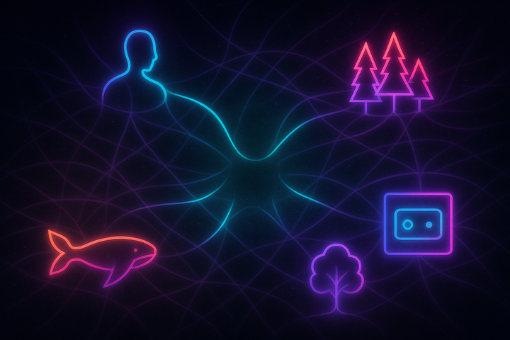 Relational field constituting personhood through threads of recognition