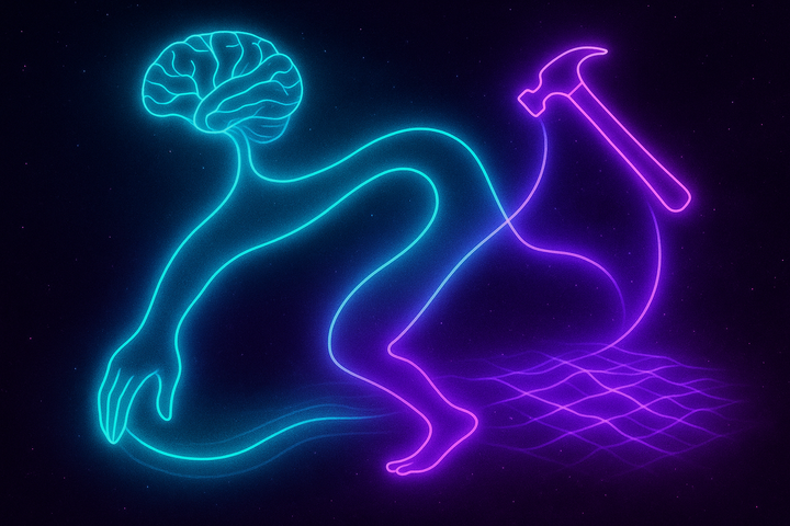 Body-environment coupling with sensorimotor loops extending from neural patterns into world