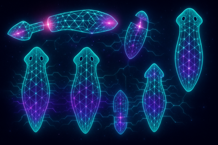 Planarian regeneration—bioelectric pattern restoring morphological memory