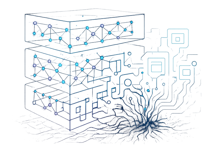 Neural network internals with circuit motifs and feature decomposition revealing computational structure