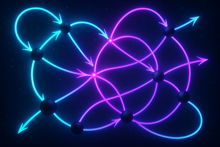 Abstract objects connected by morphisms—structure over substance