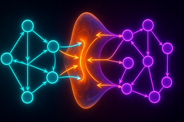 Functor mapping between two category diagrams—structure-preserving translation