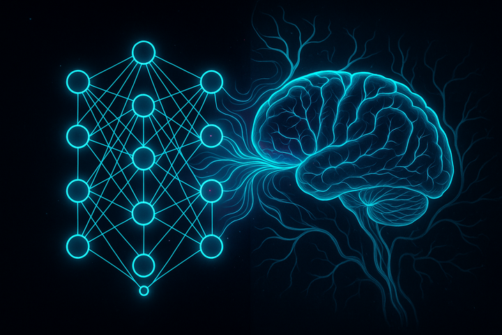Parallel visualization of artificial and biological neural circuits