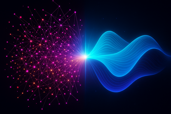 Learning curve showing sudden jump from memorization to generalization